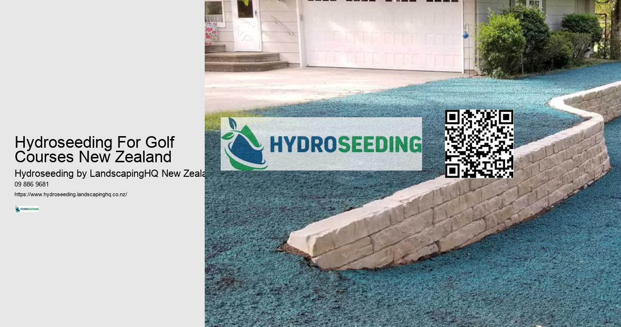 Hydroseeding For Golf Courses New Zealand