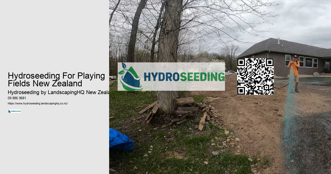 Hydroseeding For Playing Fields New Zealand